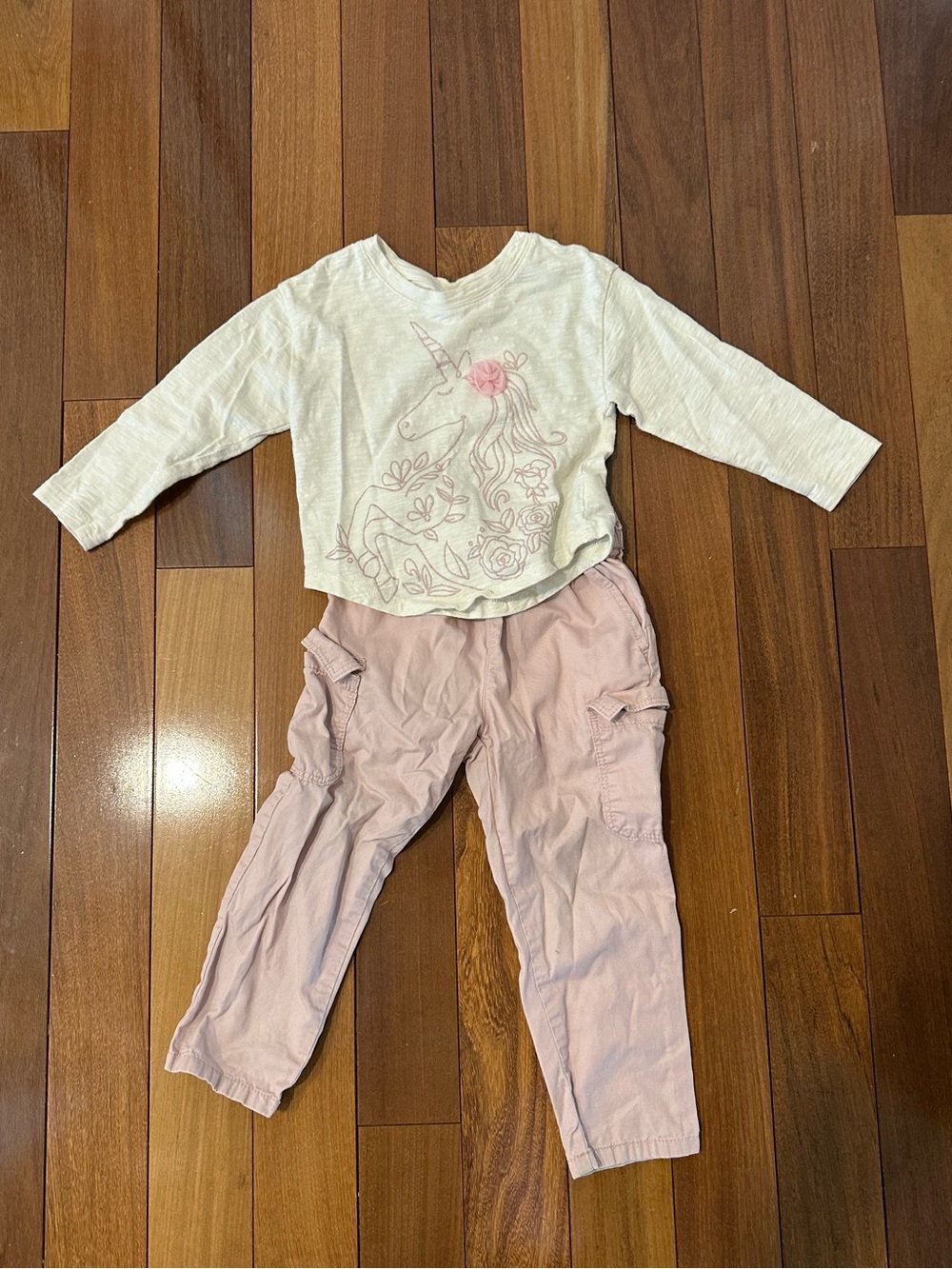 GAP Baby Cream Long Sleeve Top